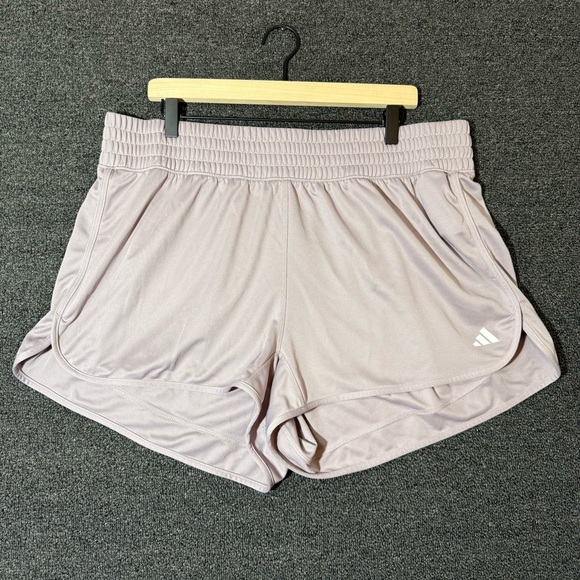 Women's Lavender Adidas Athletic Shorts, 2X - Picture 1 of 5